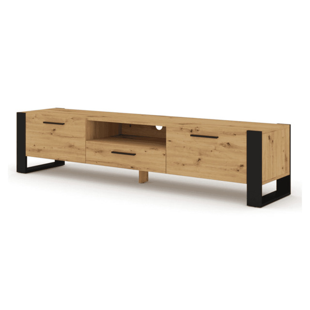 Nuka TV Cabinet 200cm - White 200cm - image 1