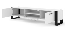 Nuka TV Cabinet 200cm - White 200cm - thumbnail 5