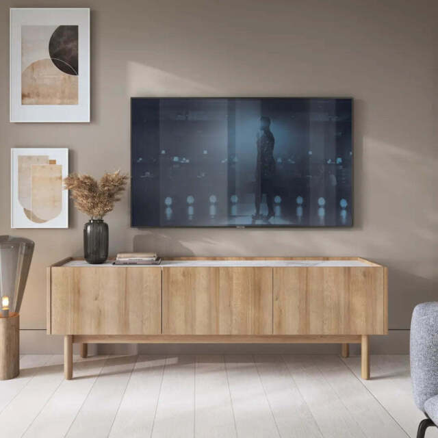 Boho TV Cabinet 144cm - Oak Riviera 144cm - image 1