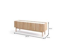 Boho TV Cabinet 144cm - Oak Riviera 144cm - thumbnail 3