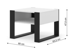 Mondi Coffee Table 60cm - Oak Artisan 60cm - thumbnail 5