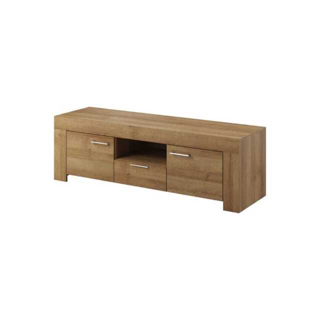 Sky - TV Cabinet + Wall Shelf 155cm - Oak Riviera 155cm - image 1