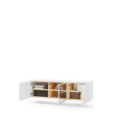 Liba Floating TV Cabinet 147cm - White 147cm - thumbnail 5