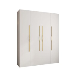 Como II Hinged Door Wardrobe 200cm - Cashmere 200cm - thumbnail 3
