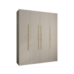 Como II Hinged Door Wardrobe 200cm - Cashmere 200cm - thumbnail 4