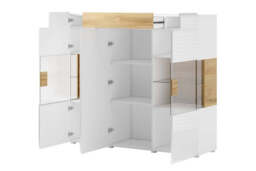 Toledo 46 Display Cabinet 147cm - Oak San Remo 147cm - thumbnail 6