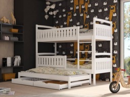 Blanka Bunk Bed with Trundle and Storage - Olive Without Mattresses - thumbnail 7