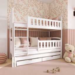 Blanka Bunk Bed with Trundle and Storage - Olive Without Mattresses - thumbnail 5