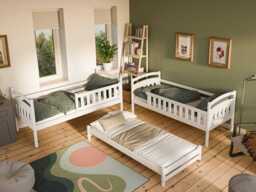 Blanka Bunk Bed with Trundle and Storage - Olive Without Mattresses - thumbnail 8