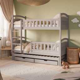 Blanka Bunk Bed with Trundle and Storage - Olive Without Mattresses - thumbnail 3