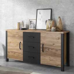 Olin 26 Sideboard Cabinet 147cm - 147cm Appenzeller Fichte Oak