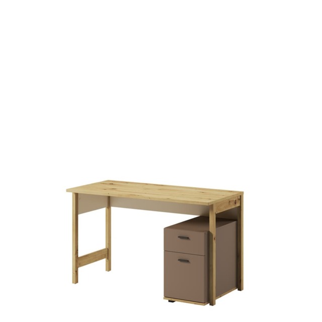 Lenny LY-04 Computer Desk 125cm - Oak Artisan 125cm - image 1