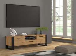 Nuka TV Cabinet 160cm - White 160cm - thumbnail 4