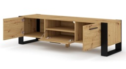 Nuka TV Cabinet 160cm - White 160cm - thumbnail 3