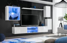 "Switch XXIII Wall Entertainment Unit For TVs Up To 75"" - Graphite 250cm Graphite" - thumbnail 2