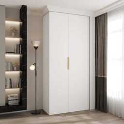 Como IV Hinged Door Wardrobe 110cm - Cashmere 110cm - thumbnail 2