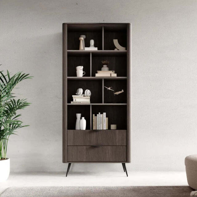 Veris Bookcase 88cm - Oak Dunin 88cm - image 1
