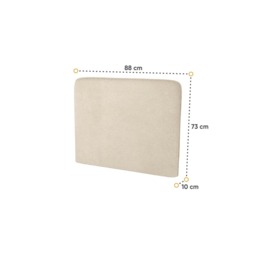 BC-31 Optional Headboard For BC-03 Vertical Wall Bed Concept 90cm - Beige - thumbnail 3