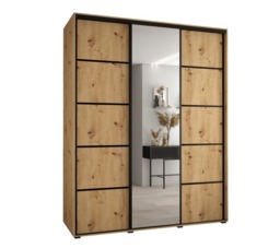 Cannes V Sliding Door Wardrobe 190cm - White 190cm - thumbnail 6