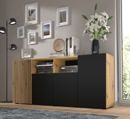 Auris Sideboard Cabinet 180cm - Oak Artisan 180cm - thumbnail 4