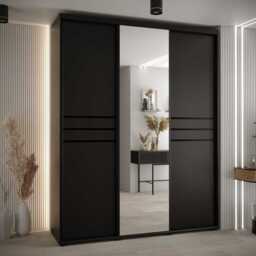 Cannes XI Sliding Door Wardrobe 200cm - White 200cm - thumbnail 7