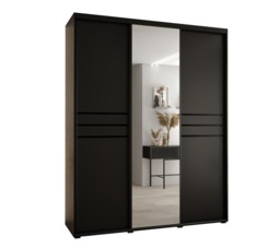 Cannes XI Sliding Door Wardrobe 200cm - White 200cm - thumbnail 8