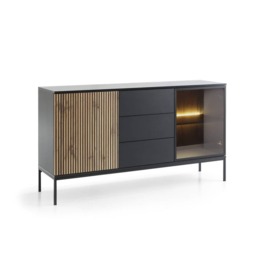 Sento Sideboard Cabinet 154cm [Drawers] - Black 154cm