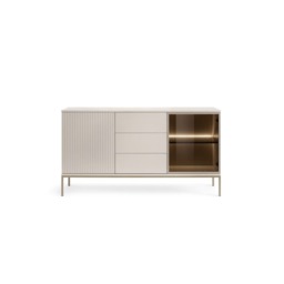 Sento Sideboard Cabinet 154cm [Drawers] - Black 154cm - thumbnail 4
