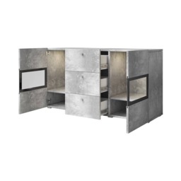 Baros 26 - Sideboard Cabinet 132cm - White Gloss 132cm - thumbnail 5