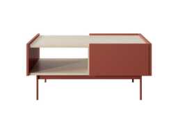 Frisk Coffee Table 97cm - Red 97cm - thumbnail 3