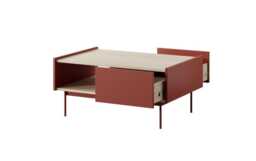 Frisk Coffee Table 97cm - Red 97cm - thumbnail 2