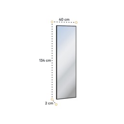 Quant QG-06 Mirror 40cm - Black 40cm - thumbnail 2