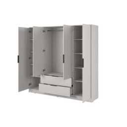 Kelly Hinged Door Wardrobe 206cm - Cashmere 206cm - thumbnail 3