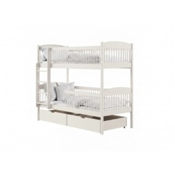 Wooden Bunk Bed Luna With Storage - Pine Foam/Bonnell Mattresses - thumbnail 8