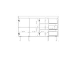 Vasina 01 Sideboard Cabinet 150cm - Oak Castello 150cm - thumbnail 8