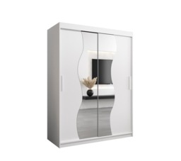 Madrid Sliding Door Wardrobe 150cm - White 150cm - thumbnail 7