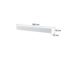 CP-15 Additional Shelf For CP-03 Vertical Wall Bed Concept 90cm - White Matt 100cm - thumbnail 3