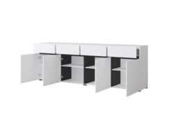 Kross 25 Sideboard Cabinet 225cm - Black 225cm - thumbnail 4