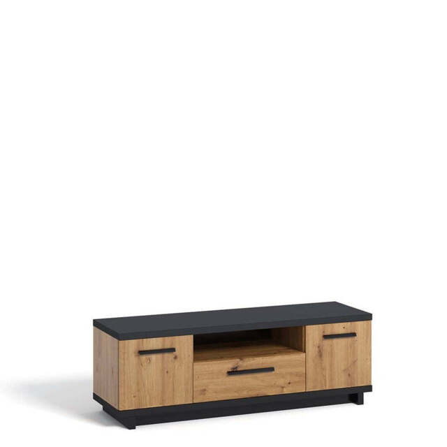 Ines 07 TV Cabinet 135cm - Oak Artisan 135cm - image 1
