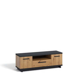 Ines 07 TV Cabinet 135cm - Oak Artisan 135cm - thumbnail 1