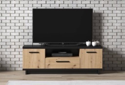 Ines 07 TV Cabinet 135cm - Oak Artisan 135cm - thumbnail 3
