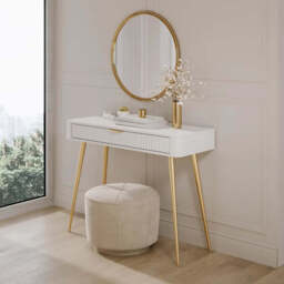 Lante Dressing Table 100cm - Beige 100cm - thumbnail 6