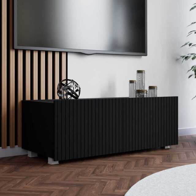 Kolder TV Cabinet 100cm - Black 100cm - image 1