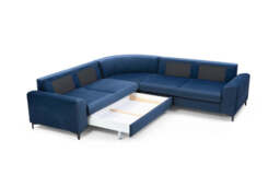 Corner Sofa Bed Aspen - 255cm 255cm Left
