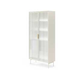 Lumi Tall Display Cabinet 92cm - Oak Dunin 92cm - thumbnail 3