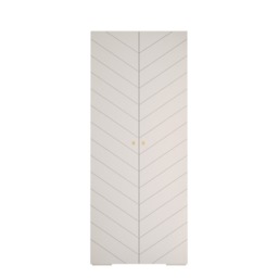 Manhattan IV Hinged Door Wardrobe 100cm - Black 100cm - thumbnail 3