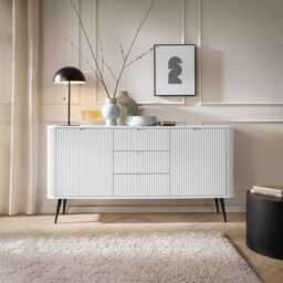 Zova Sideboard Cabinet 168cm - White 168cm - thumbnail 1