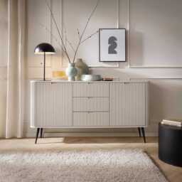 Zova Sideboard Cabinet 168cm - White 168cm - thumbnail 2