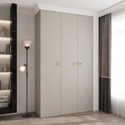 Como I Hinged Door Wardrobe 150cm - White 150cm - thumbnail 2