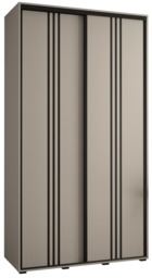 Dakota VI Sliding Door Wardrobe 140cm - Cashmere 140cm - thumbnail 2